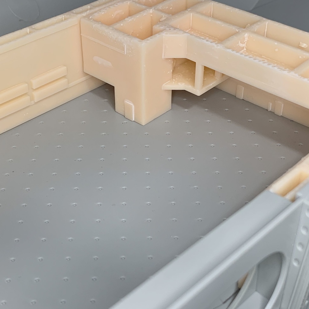 アメリカ海軍 空母 ジェラルド・R・フォード 1/350用 格納庫 3Dプリンターレジンパーツ 艦船模型