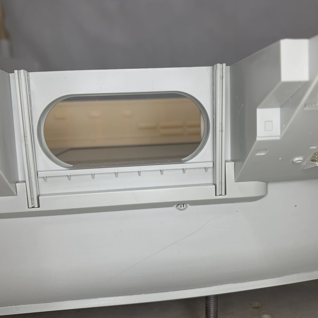 アメリカ海軍 空母 ジェラルド・R・フォード 1/350用 格納庫 3Dプリンターレジンパーツ 艦船模型