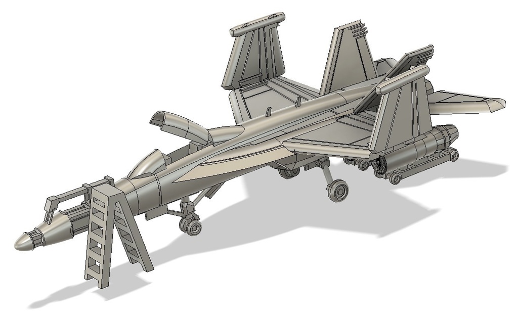 アメリカ海軍 空母 艦載機 格納庫メンテナンス中 EA-18G＆F-18C 1/350スケール 3Dプリンターレジンパーツ 艦船模型 