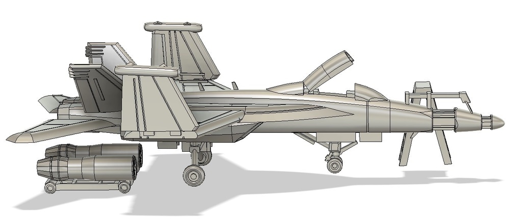 アメリカ海軍 空母 艦載機 格納庫メンテナンス中 EA-18G&F-18C 1/350スケール 3Dプリンターレジンパーツ 艦船模型