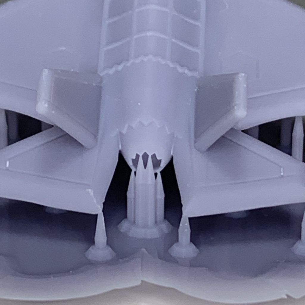 F-35C 4機 アメリカ海軍 空母艦載機 1/350 3Dプリント レジンパーツ 艦船模型