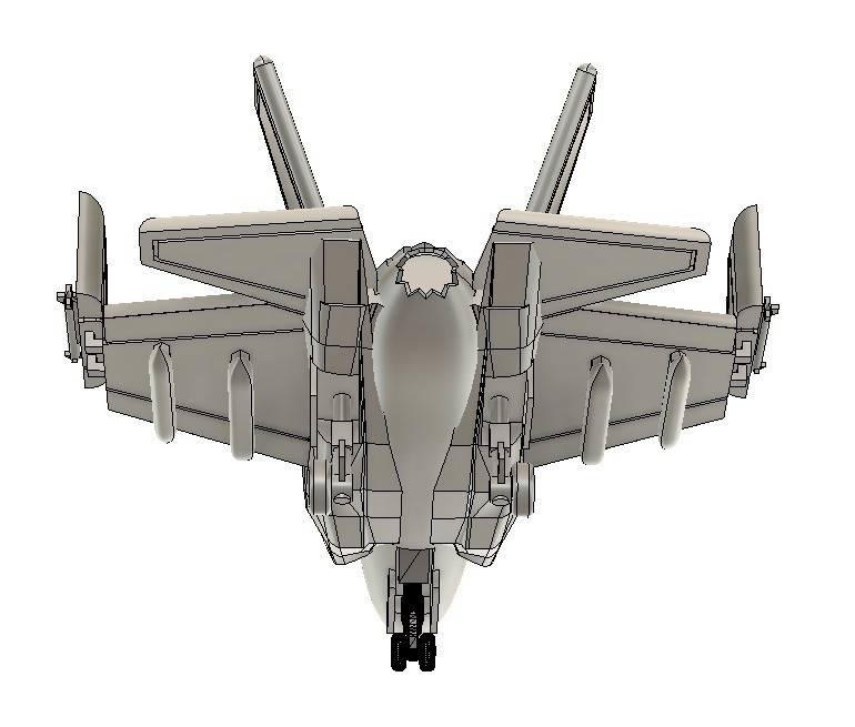 F-35C 4機 アメリカ海軍 空母艦載機 1/350 3Dプリント レジンパーツ 艦船模型