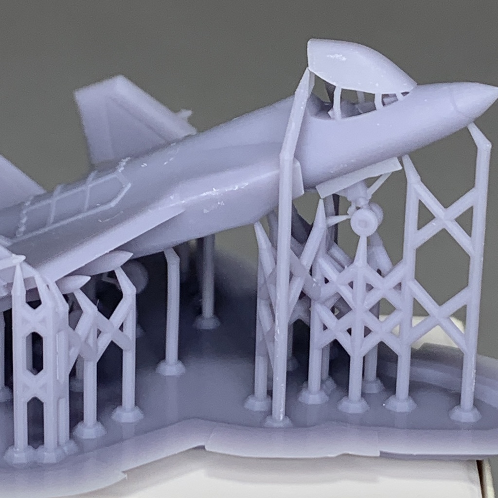 F-35C 4機 アメリカ海軍 空母艦載機 1/350 3Dプリント レジンパーツ 艦船模型
