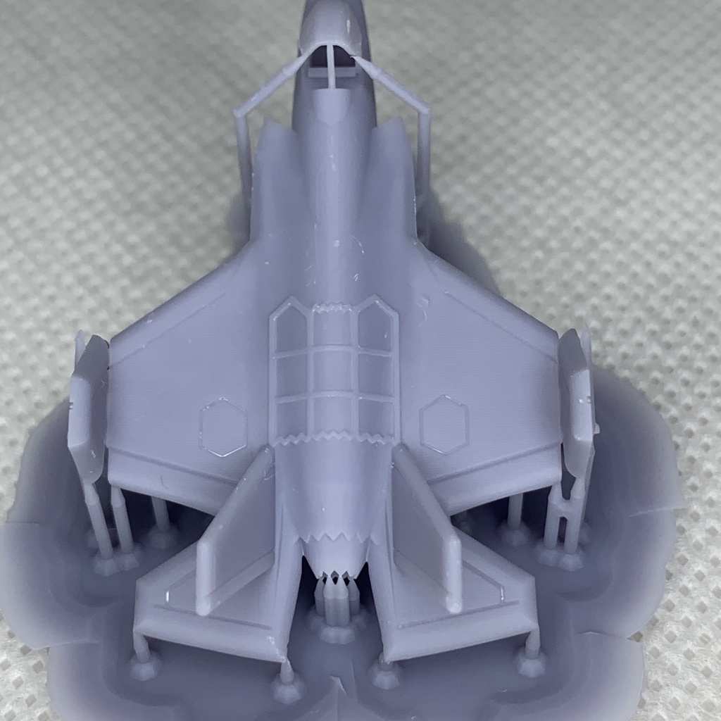 F-35C 4機 アメリカ海軍 空母艦載機 1/350 3Dプリント レジンパーツ 艦船模型