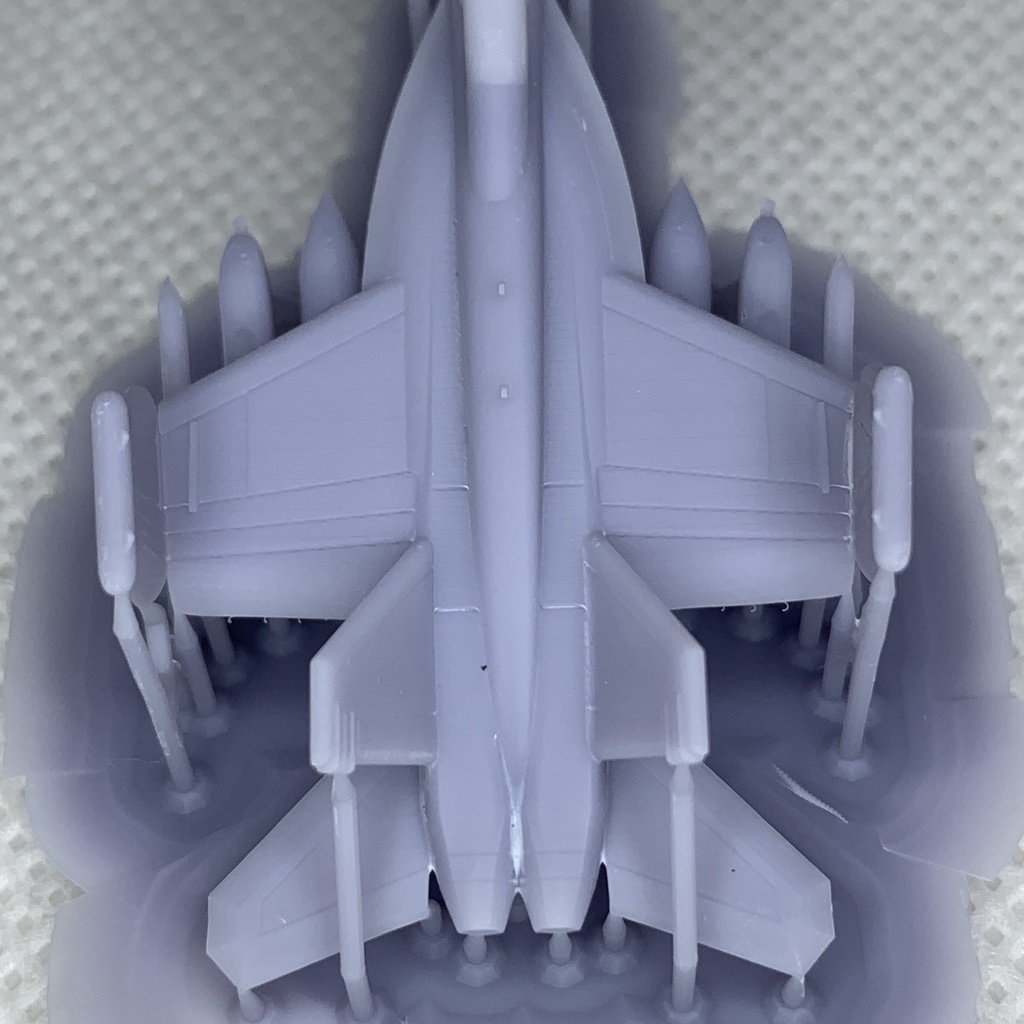 F/A-18E(単座席) 4機 アメリカ海軍 空母艦載機 1/350 3Dプリント レジンパーツ 艦船模型