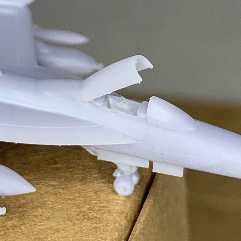 F/A-18E(単座席) 4機 アメリカ海軍 空母艦載機 1/350 3Dプリント レジンパーツ 艦船模型