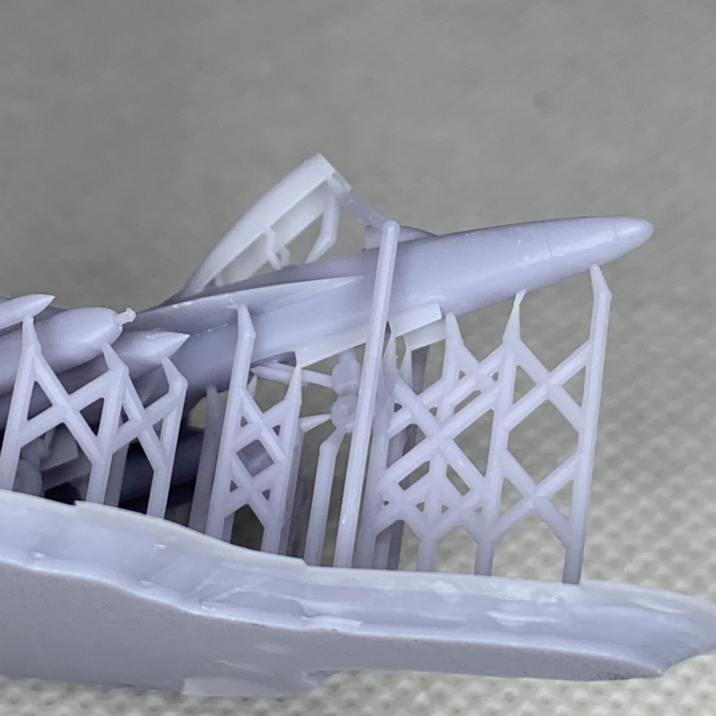 F/A-18F(複座席) ・EA-18G 4機 アメリカ海軍 空母艦載機 1/350 3Dプリント レジンパーツ 艦船模型