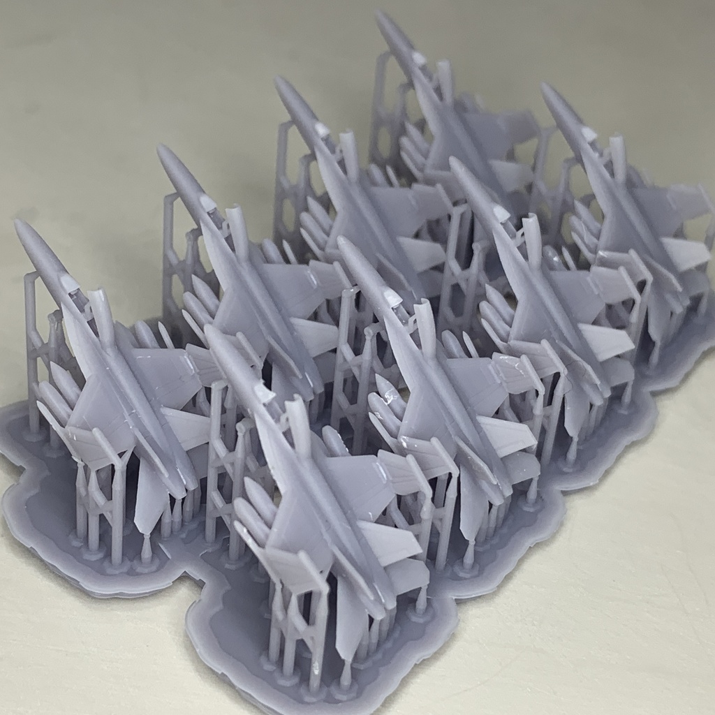 F/A-18F・EA-18G 8機 アメリカ海軍 1/700 艦船模型 7F