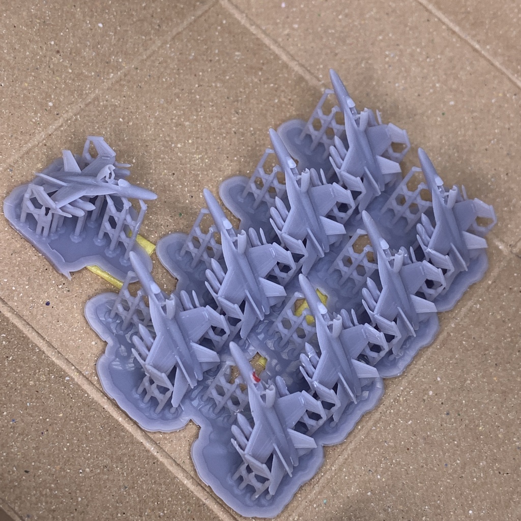 F/A-18F・EA-18G 8機 アメリカ海軍 1/700 艦船模型 7F