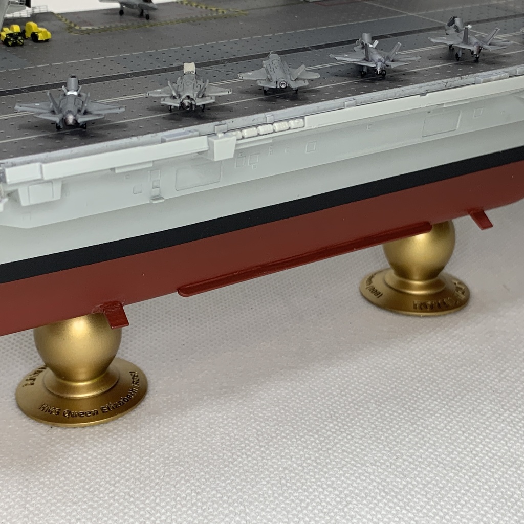 トランペッター 1/700 イギリス 空母 HMS クイーン・エリザベス用 船底フルハルセット 3Dプリント 艦船模型