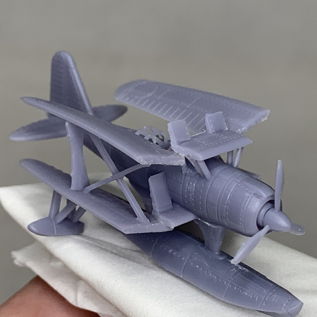 零式水上観測機 折り畳み翼 1/200 戦艦大和 武蔵 艦載機 艦船模型 20-2