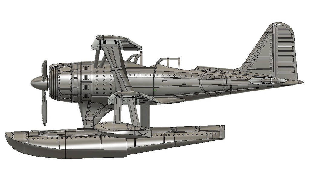 零式水上観測機 1/200 戦艦大和・武蔵 艦載機 艦船模型 20-1