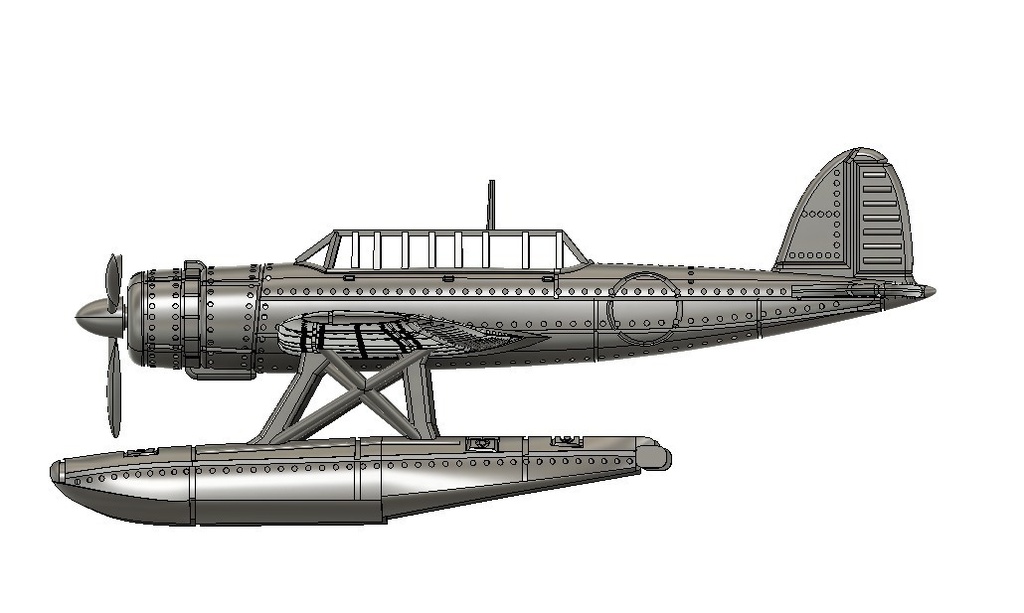 零式水上探索機 1/200 戦艦大和・武蔵 艦載機 艦船模型 20探-1