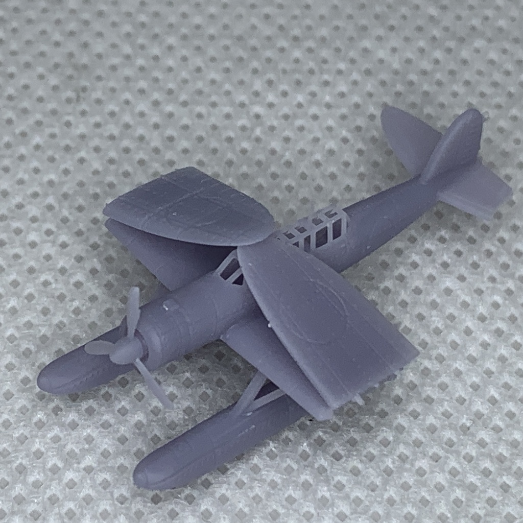 零式水上観測機&探索機 各1機 1/350 戦艦大和・武蔵 艦載機 艦船模型 30観探
