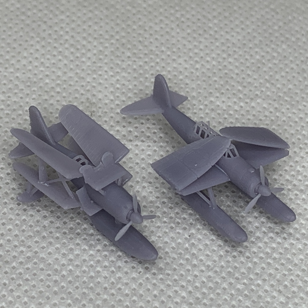 零式水上観測機&探索機 各1機 1/350 戦艦大和・武蔵 艦載機 艦船模型 30観探
