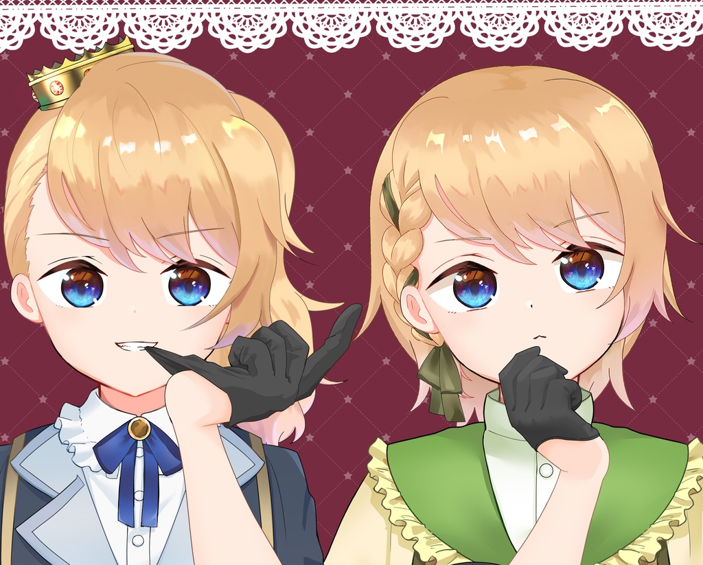 【フリー素材】手袋ポーズセット