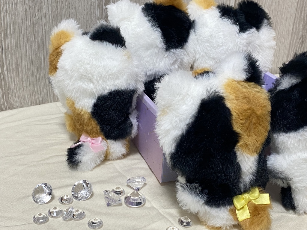 三毛猫ちゃんの着ぐるみ 10センチぬい用