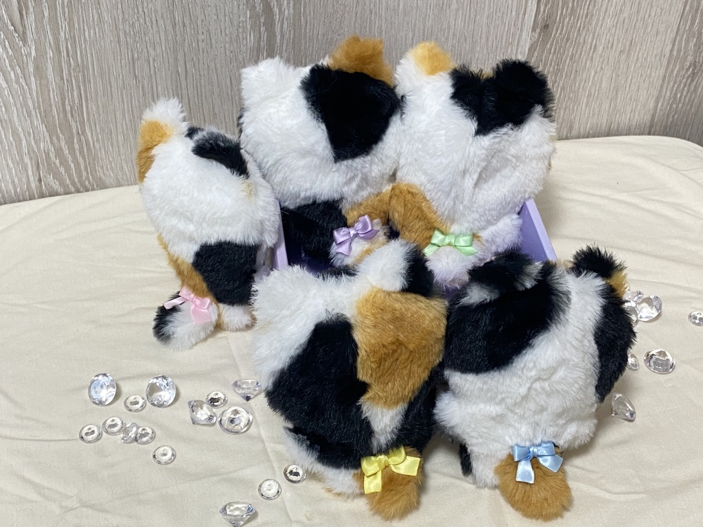 三毛猫ちゃんの着ぐるみ 10センチぬい用