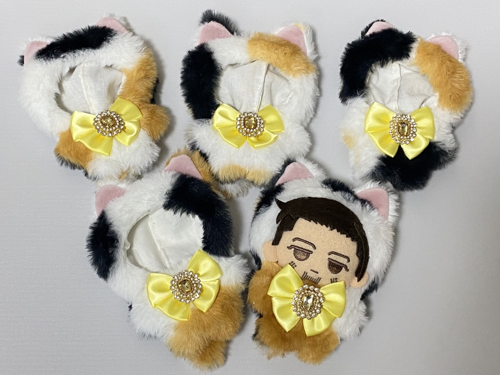 三毛猫ちゃんの着ぐるみ 10センチぬい用