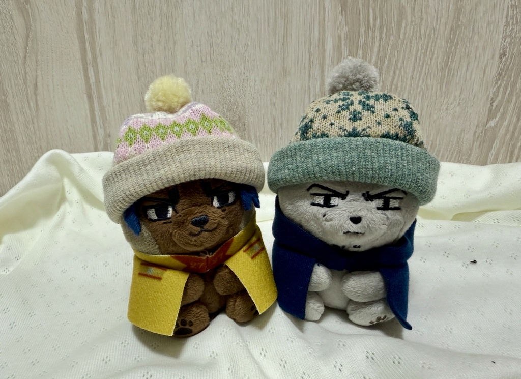 フォゼちゃんの冬支度　ピンク・グリーン