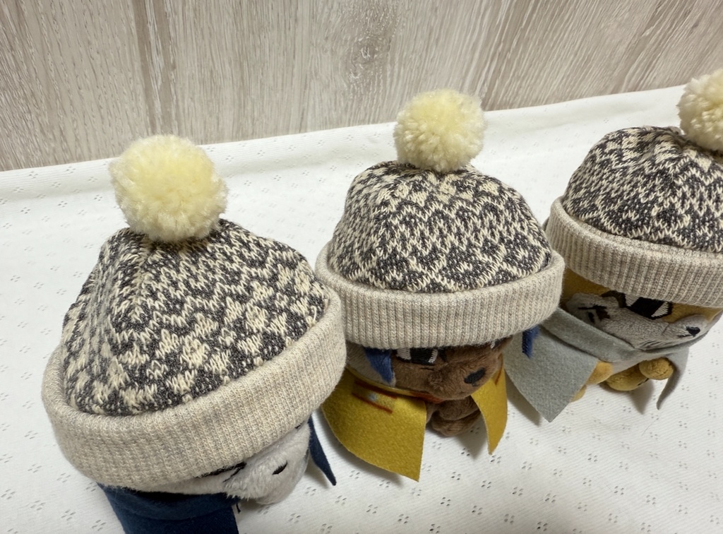 フォゼちゃんの冬支度 スノーグレー2種