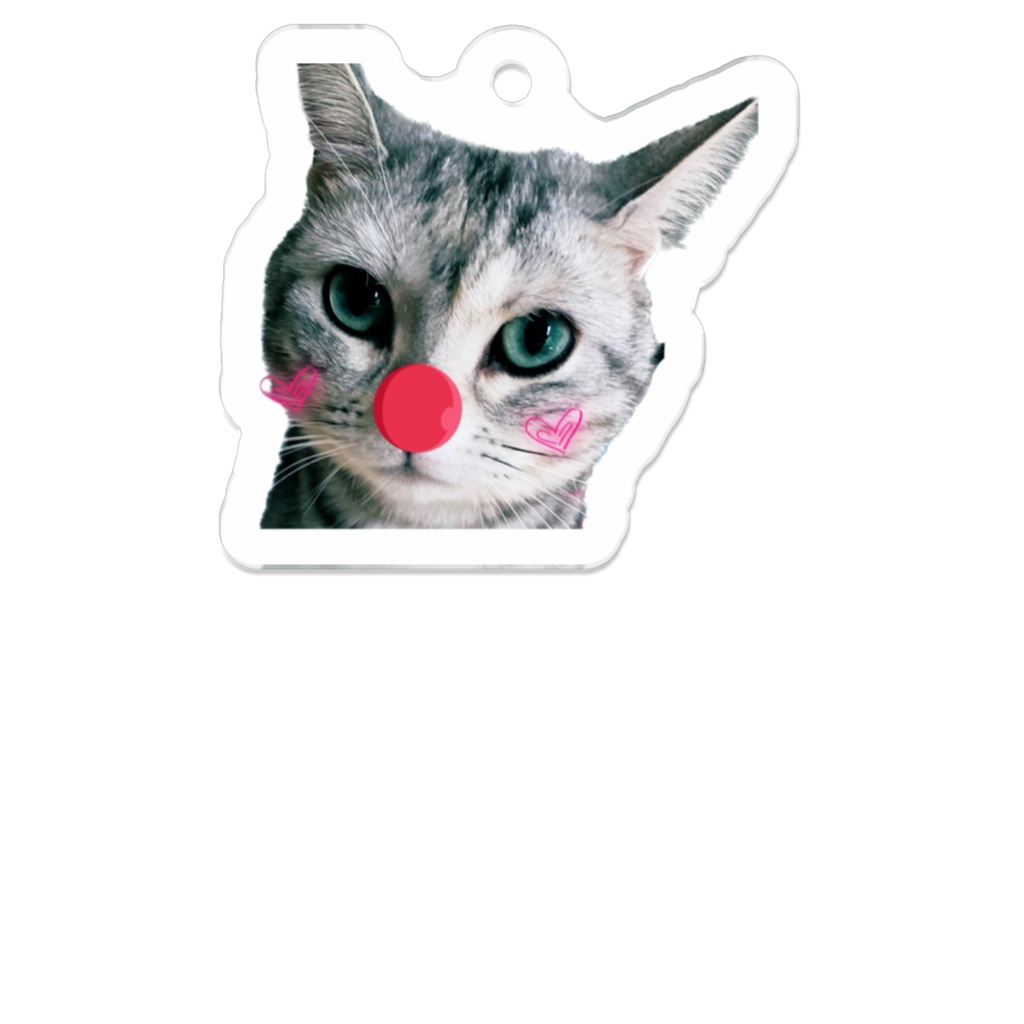 未唯さん赤鼻キーホルダー