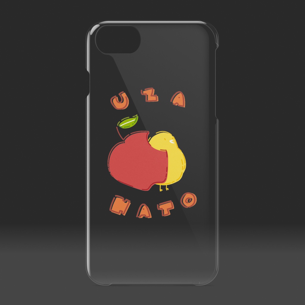 完熟みがあるハトのクリアケース