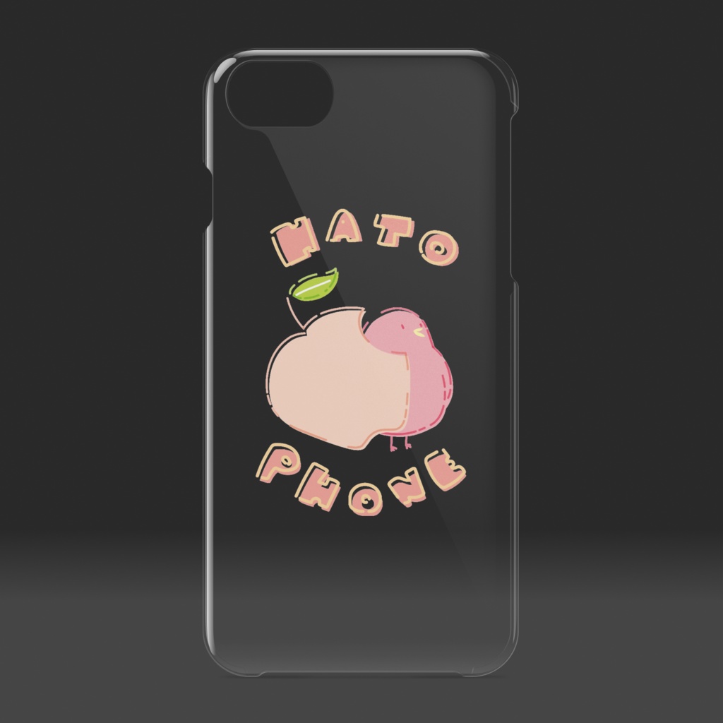 マシュマロみがあるハトのクリアケース