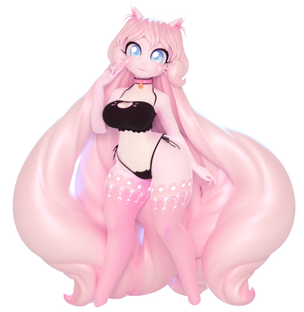 [VRChat] Floofy Kitt model