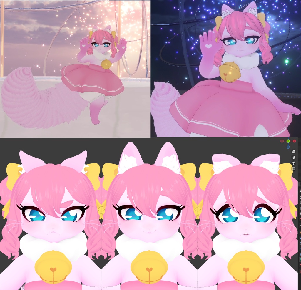 [VRChat] Sweet Pea Model - Riceballer3D - 2/6