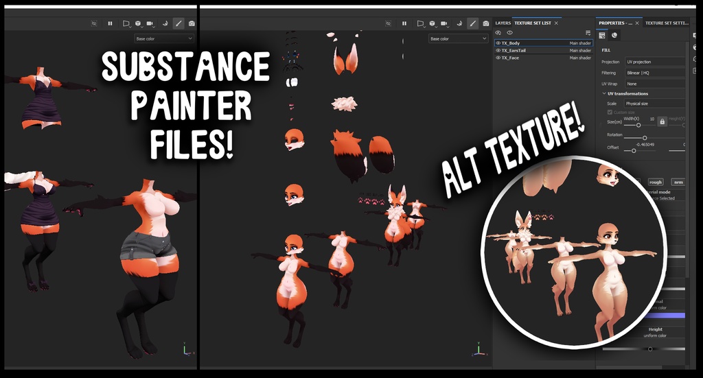 [VRChat] Baller Fox Redux - Riceballer3D - 2/3