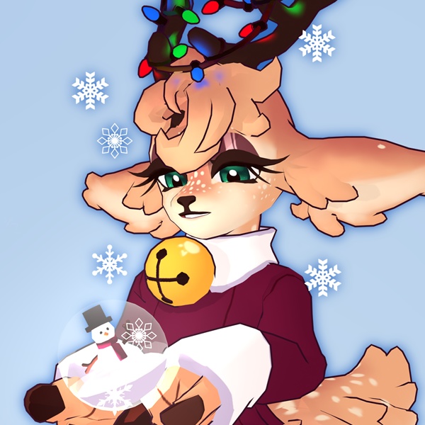 [VRChat] SnowDeer - Riceballer3D - 2/2