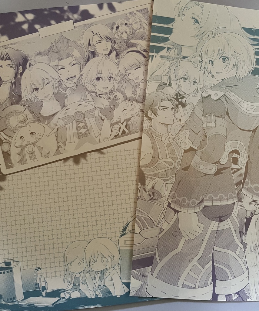 ゼノブレイドDEグラデ便箋