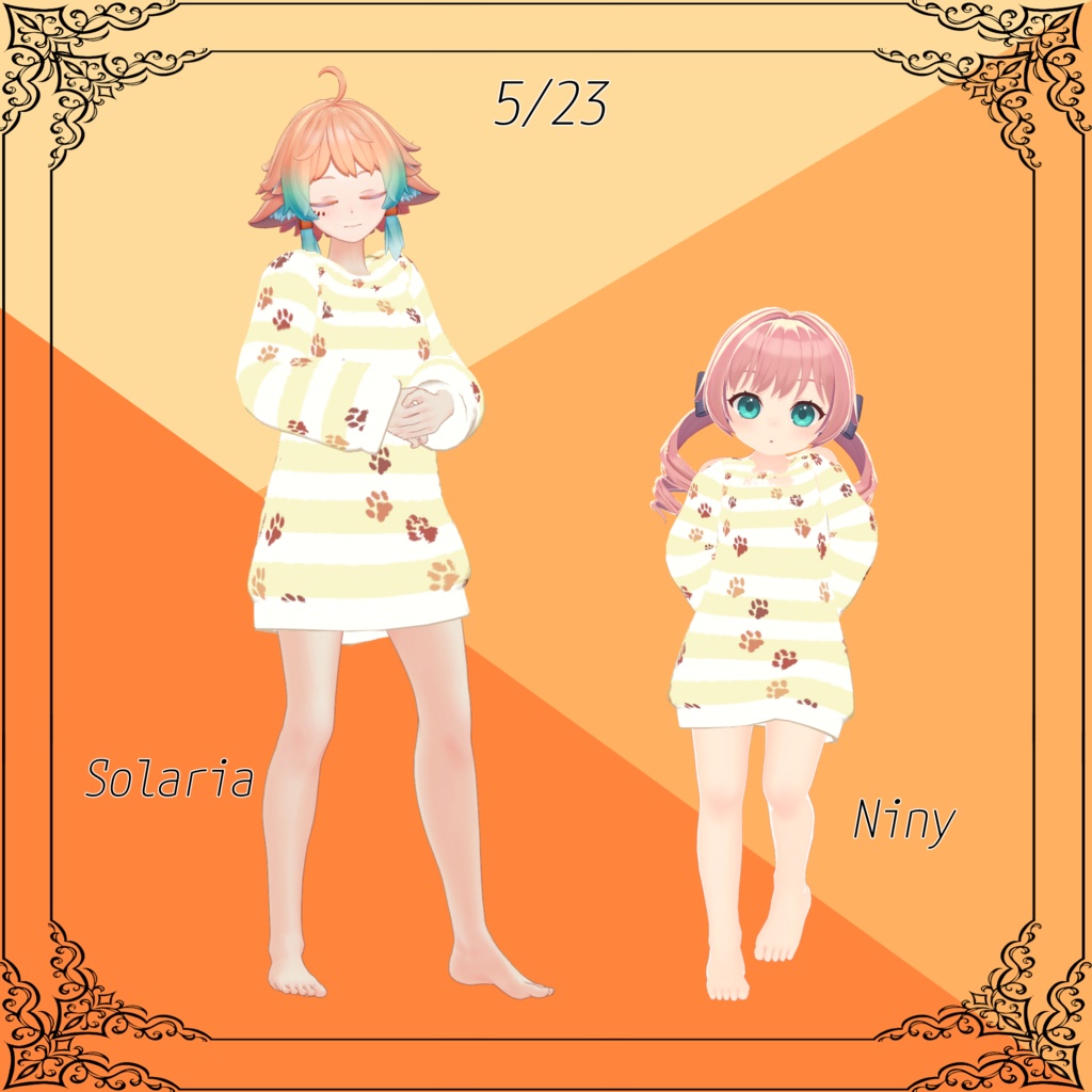 【24アバター対応】ALLWAYS SWEAT【VRC想定】