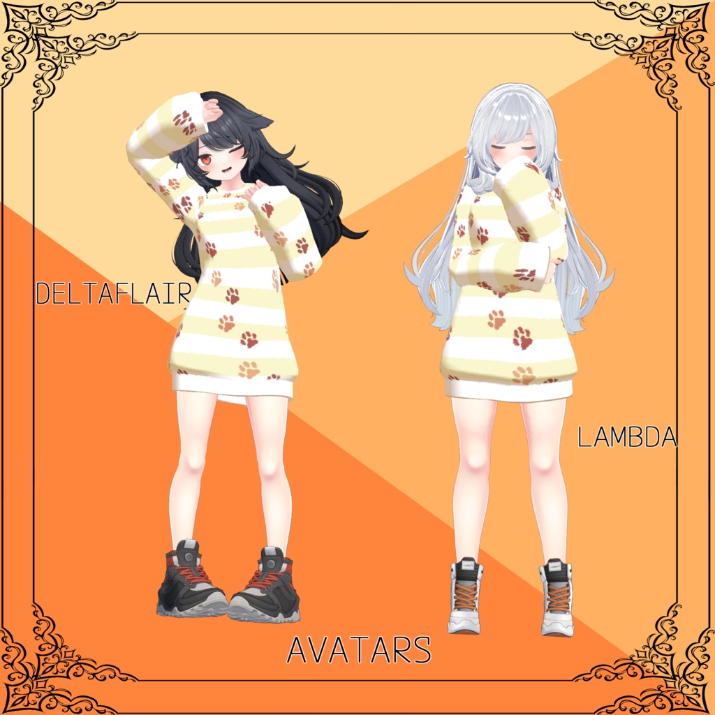 【24アバター対応】ALLWAYS SWEAT【VRC想定】