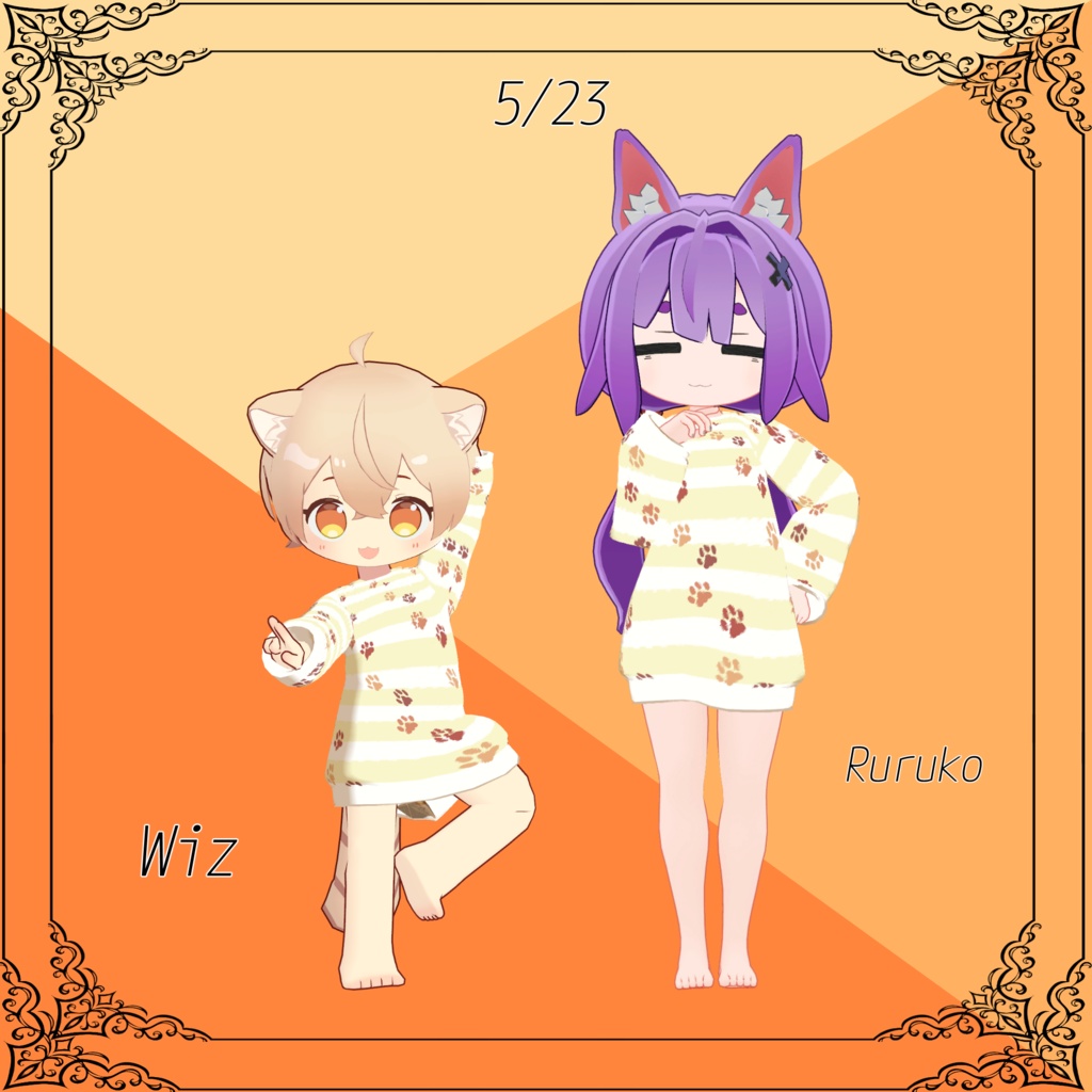 【24アバター対応】ALLWAYS SWEAT【VRC想定】