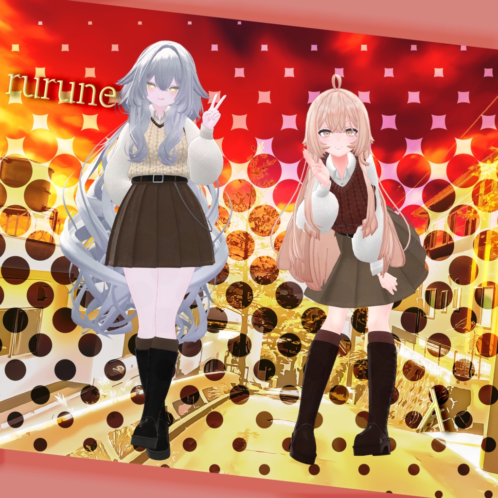 【33アバター対応】Autumn Scholar #26【VRChat想定】