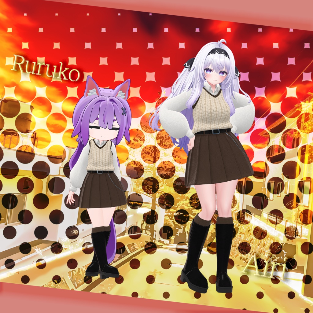 【33アバター対応】Autumn Scholar #26【VRChat想定】