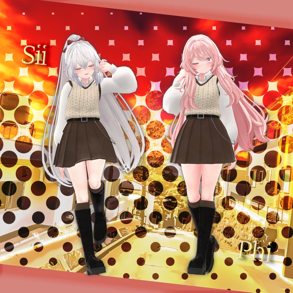 【33アバター対応】Autumn Scholar #26【VRChat想定】