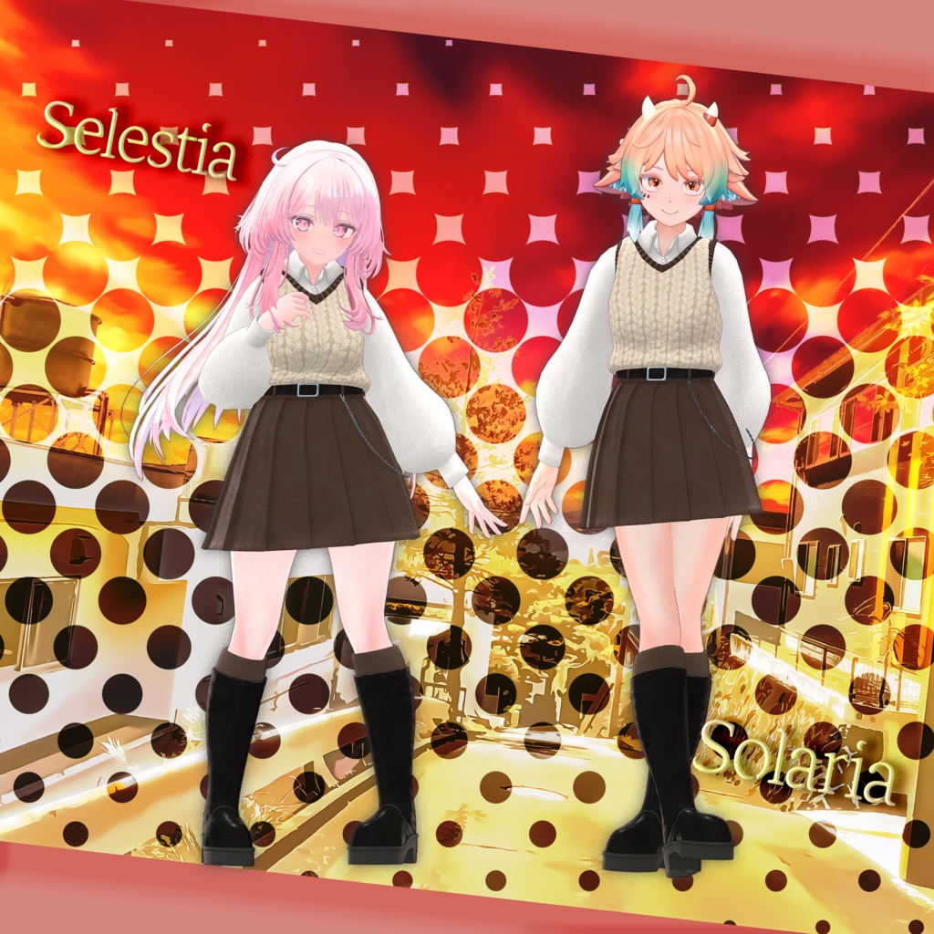 【33アバター対応】Autumn Scholar #26【VRChat想定】