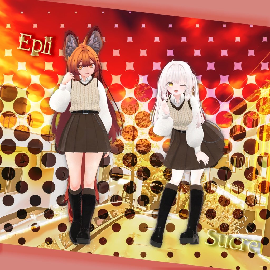 【33アバター対応】Autumn Scholar #26【VRChat想定】