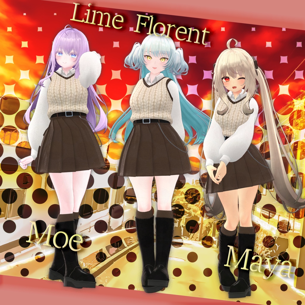 【33アバター対応】Autumn Scholar #26【VRChat想定】