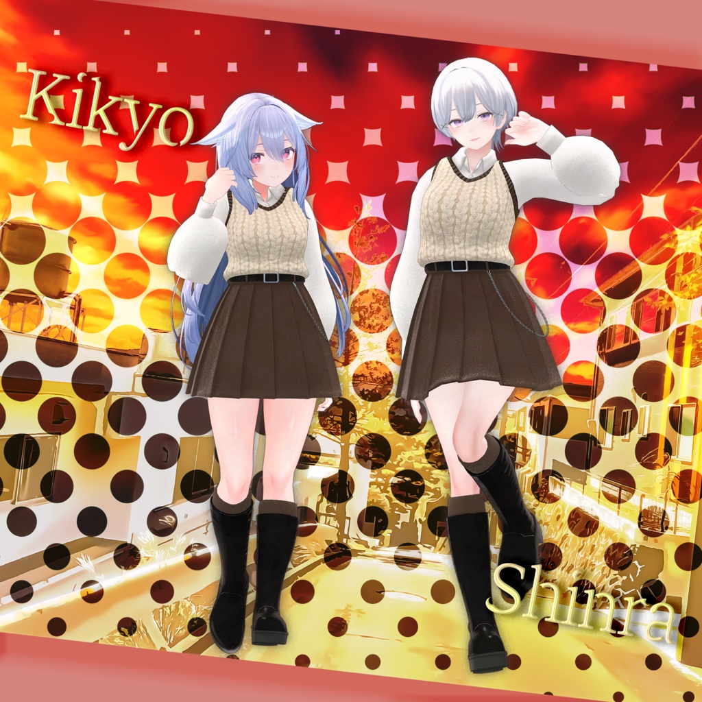 【33アバター対応】Autumn Scholar #26【VRChat想定】