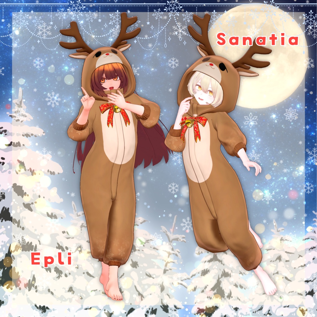 【39アバター対応】トナカイでTonight【VRC想定】