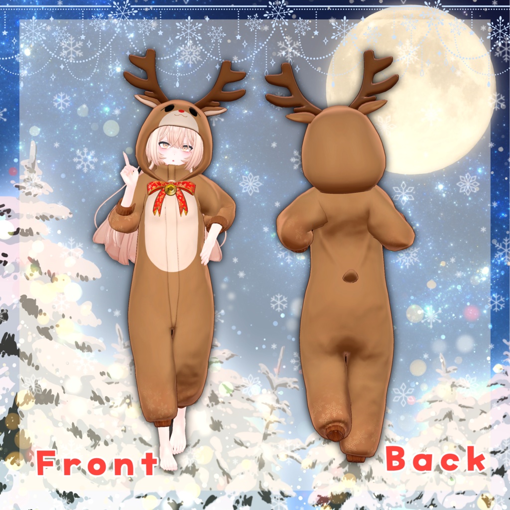【39アバター対応】トナカイでTonight【VRC想定】