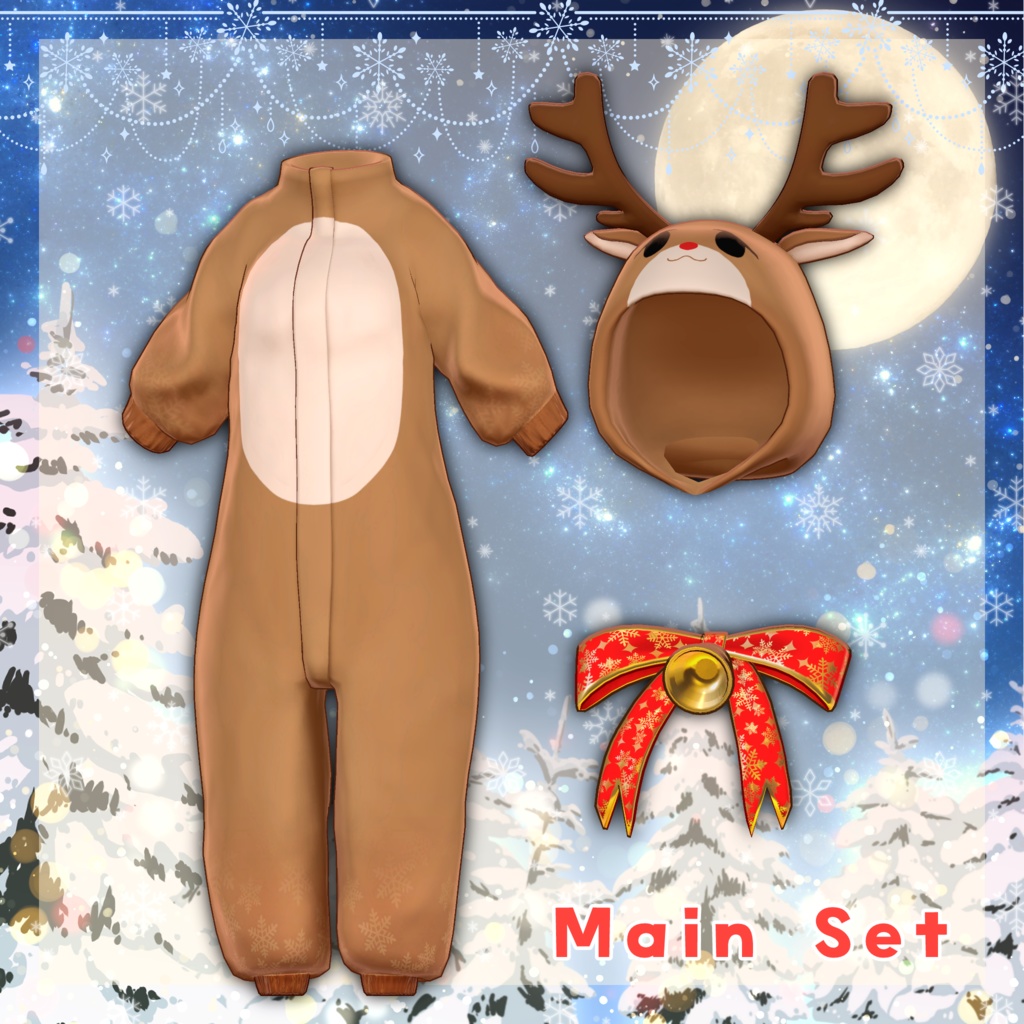 【39アバター対応】トナカイでTonight【VRC想定】