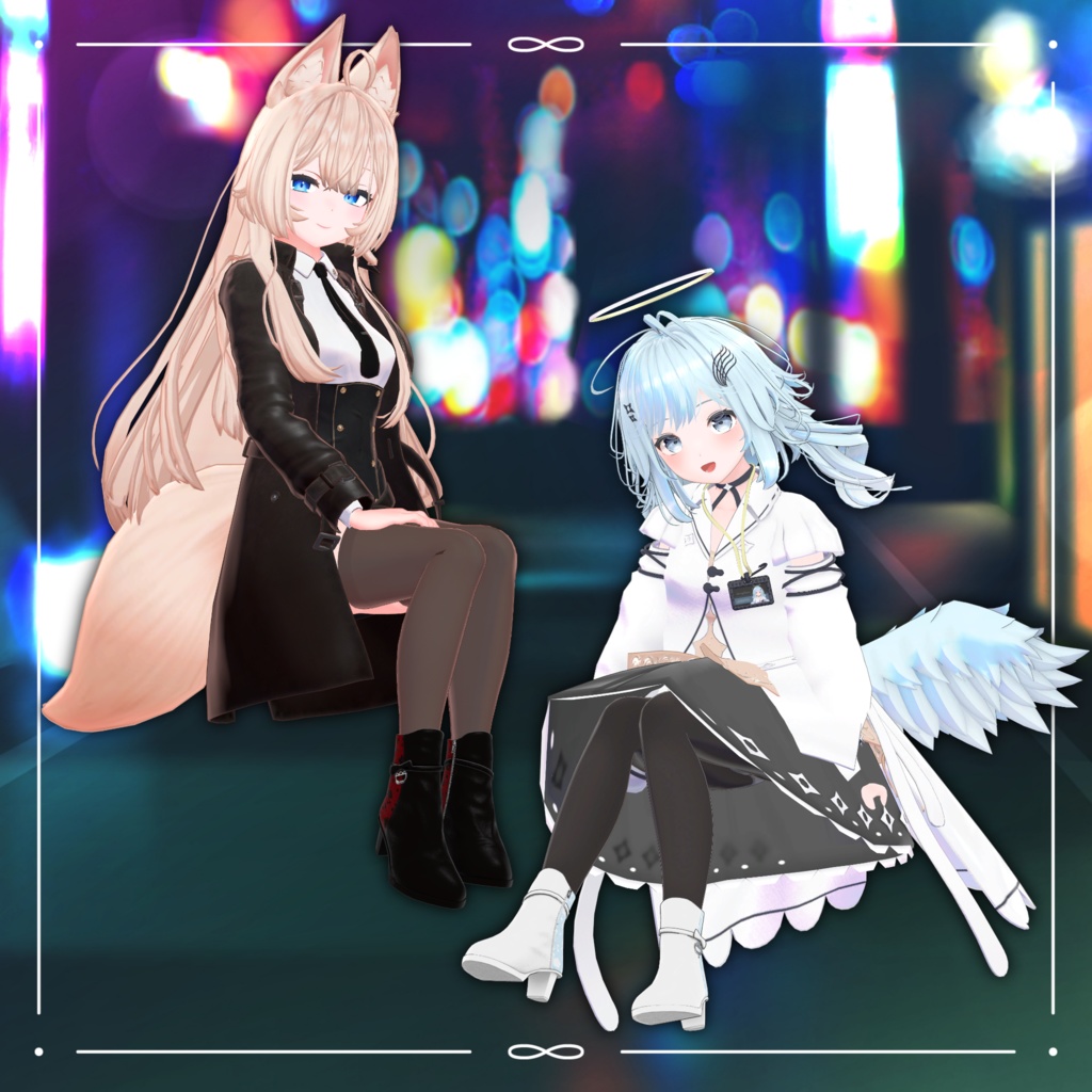 【46アバター対応】Okome's Leather Boots【VRC想定】