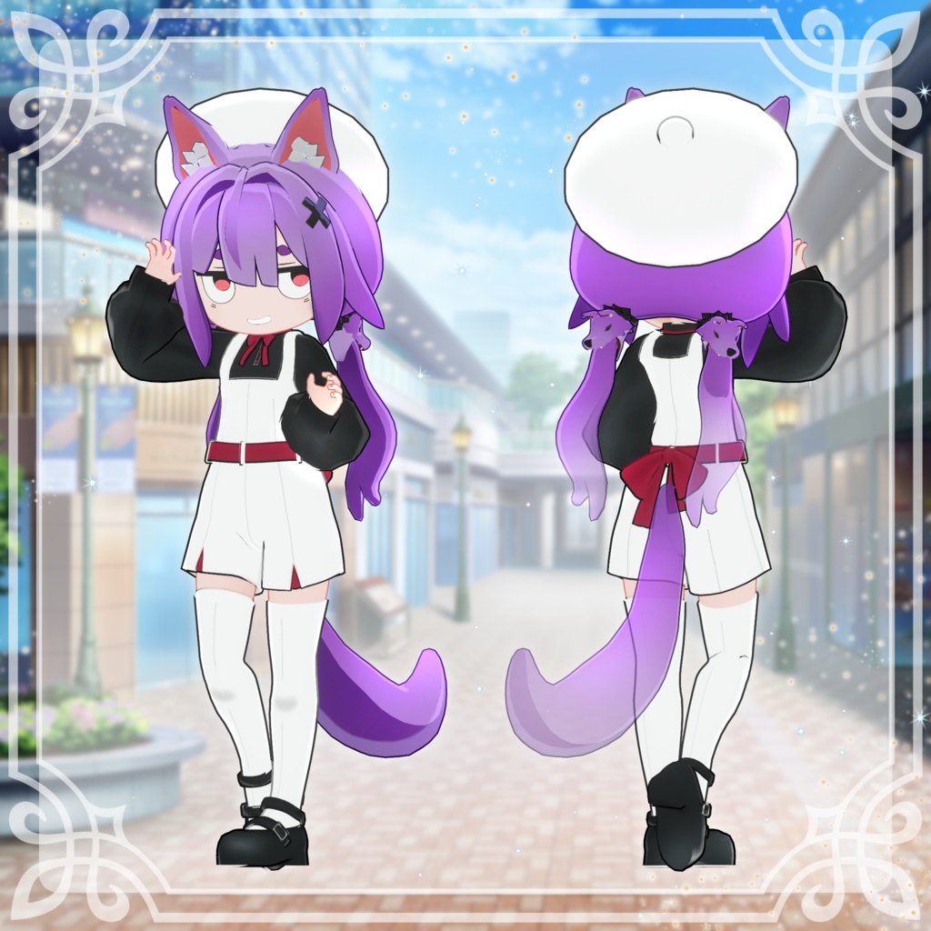 【4アバター対応】おしゃまさんの休日【VRC想定】