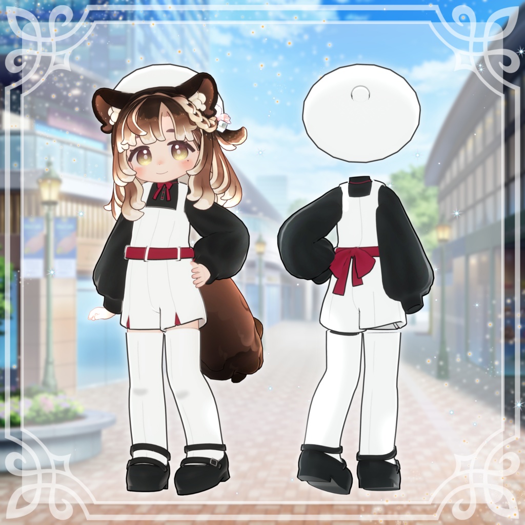 【4アバター対応】おしゃまさんの休日【VRC想定】