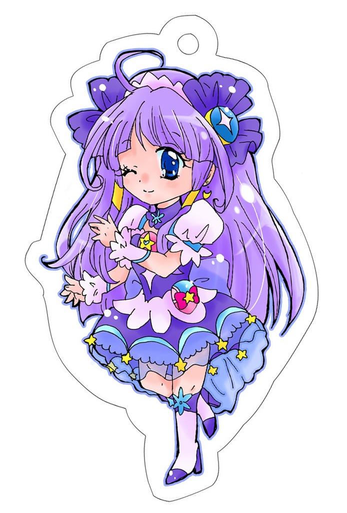 スタプリ☆アクリルキーホルダー④キュアセレーネ